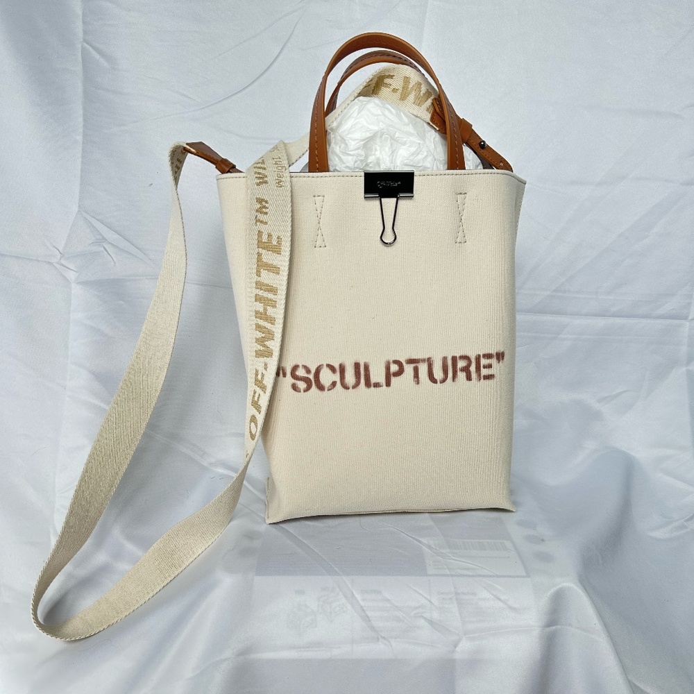 Off-White “SCULPTURE” Canvas Bag